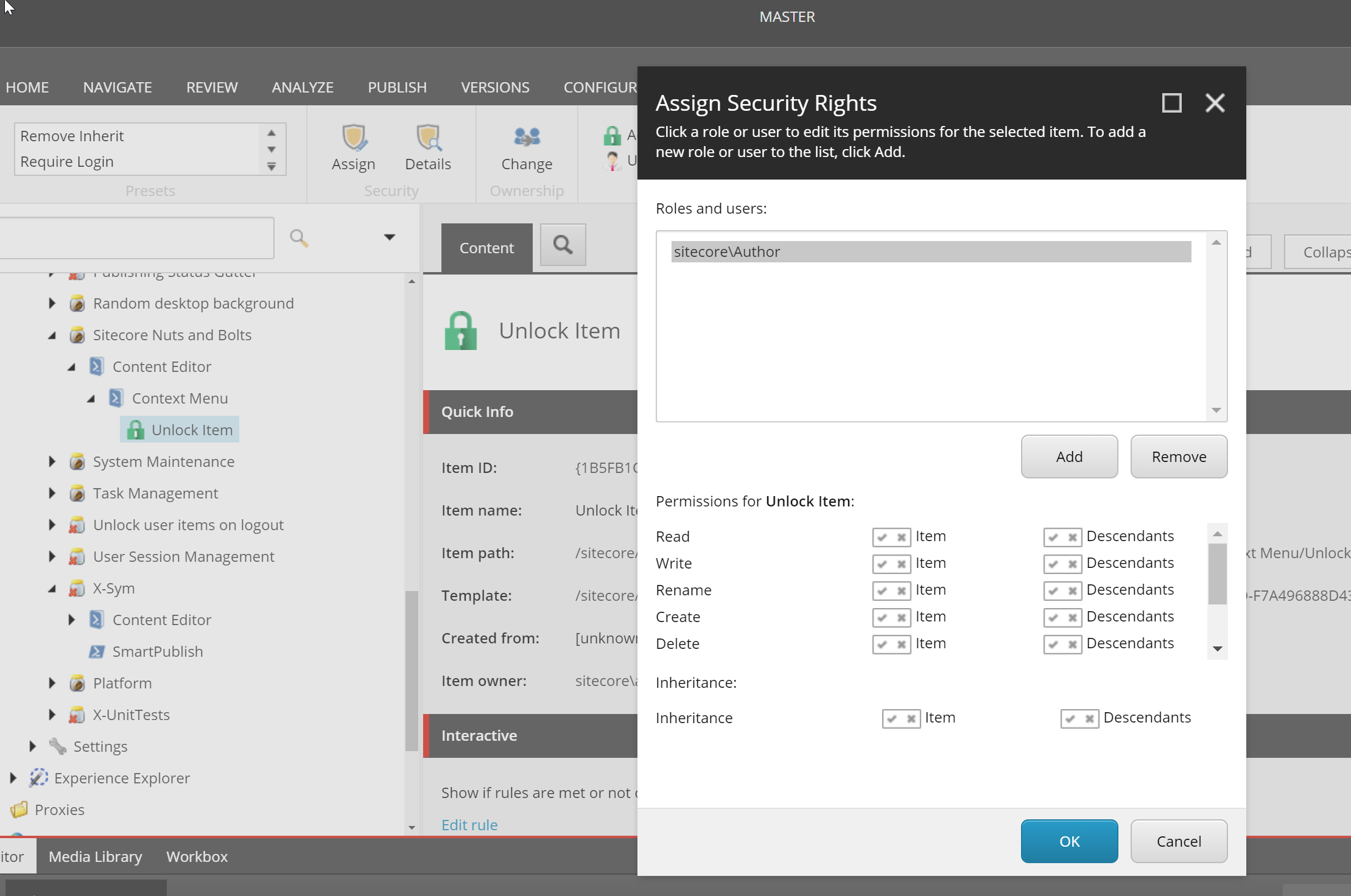 Add security to the script module
